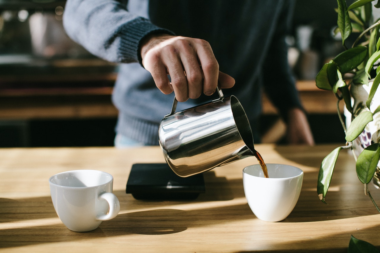 gourmet cup of coffee