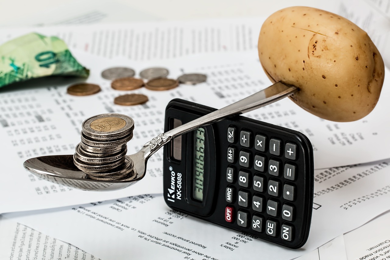 money calculator potato coins cost of living