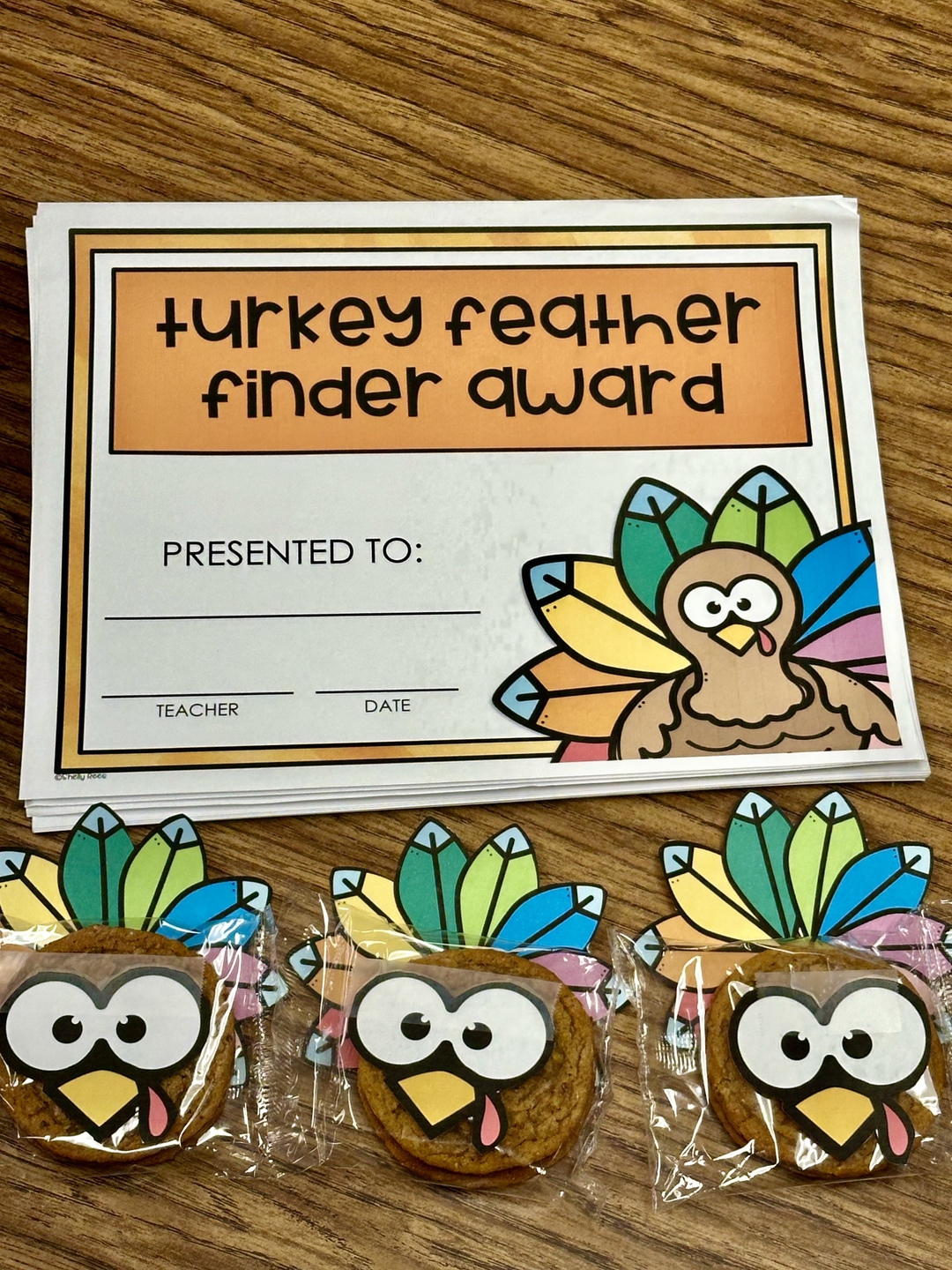 Build a Turkey Thanksgiving Classroom Activity