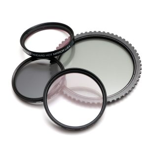 A variety of photo lens filters