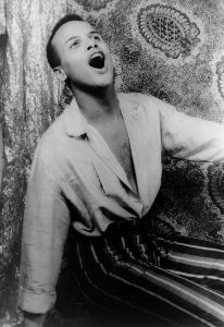 man singing