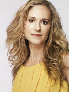 Holly Hunter smiling for the camera