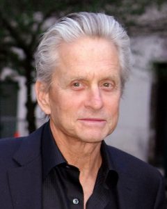 Michael Douglas wearing a suit