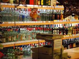 A display in a store