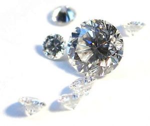 A necklace on a white surface