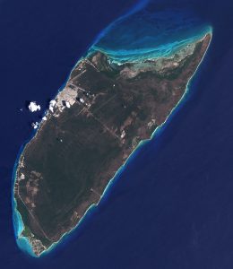 A blue and green reef